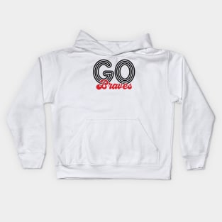 Go Braves - Football Kids Hoodie